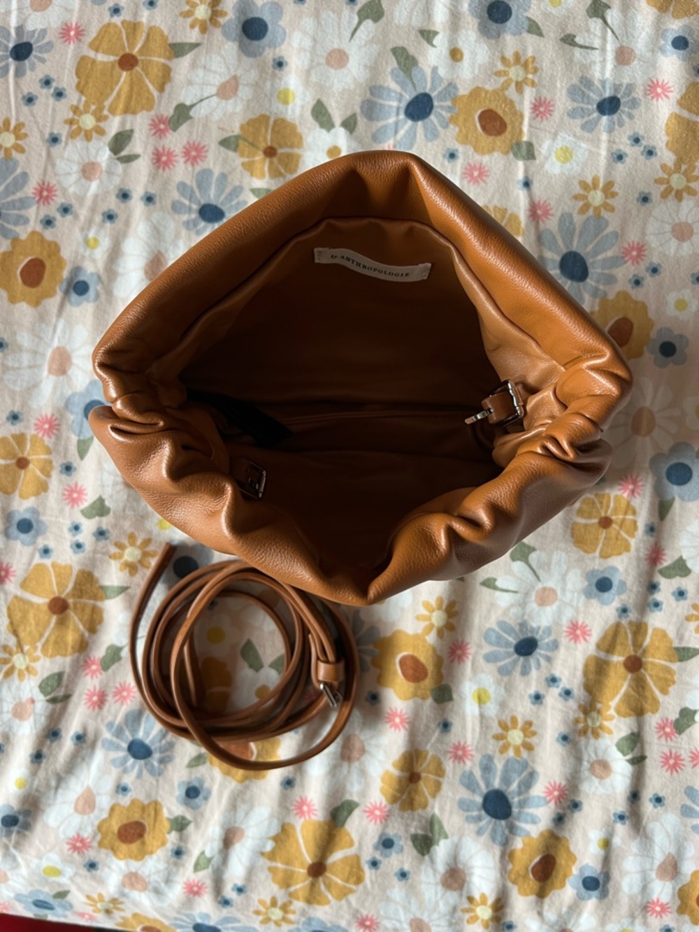 BY ANTHROPOLOGIE CINCHED FAUX-LEATHER CLUTCH - Picture 7 of 7
